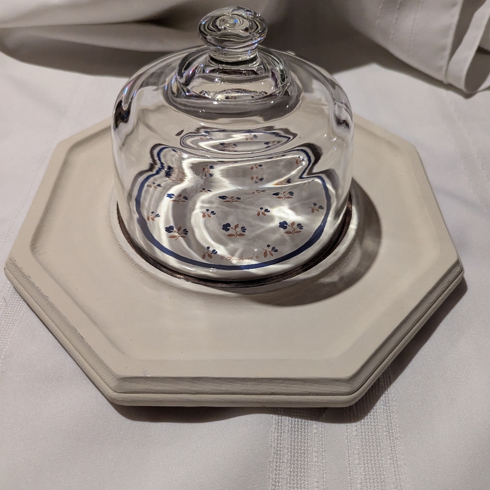 Glass topper and tray